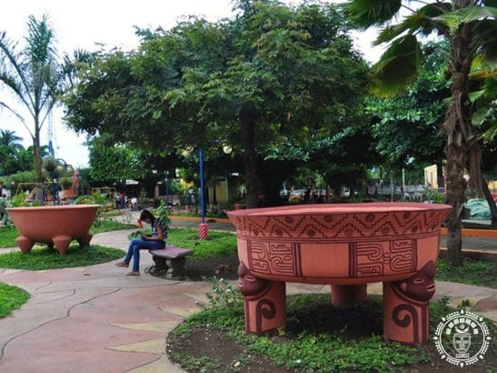 photo d'une place à Condega au Nicaragua