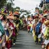 carnaval dans la ville de Diriamba au Nicaragua