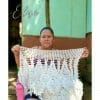 fabrication des franges d'un hamac traditionnel du Nicaragua- Elisa 2