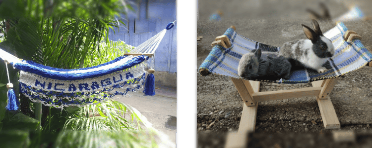 Mini hamac du Nicaragua, Mini hamac sur pied pour animaux de compagnie Venezuela